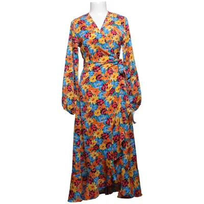Robe portefeuille (Bleu, Jaune, Rose) de Axara Polyester