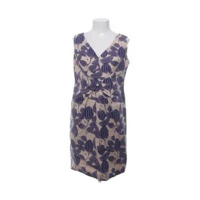 Jurk (Beige, Lila) van Hoss Intropia Acetaat, Katoen