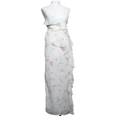 Robe longue (Blanc, Multicolore) de Gina Tricot Polyester