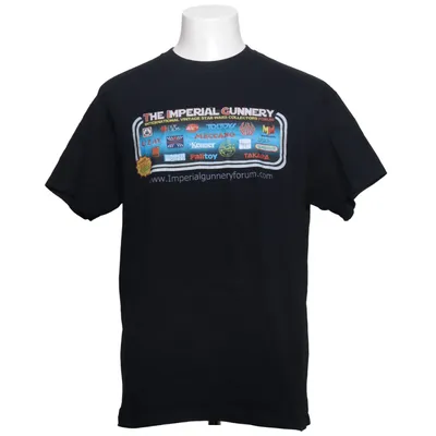 T-shirt (Black) from Anvil Cotton