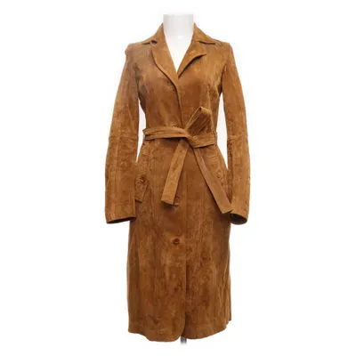 Läderkappa (LEATHER COAT) från Review Skinn, Polyester