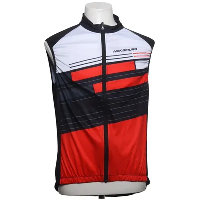 Bicycle shirt (Red, Black, White) from Nakamura Polyester