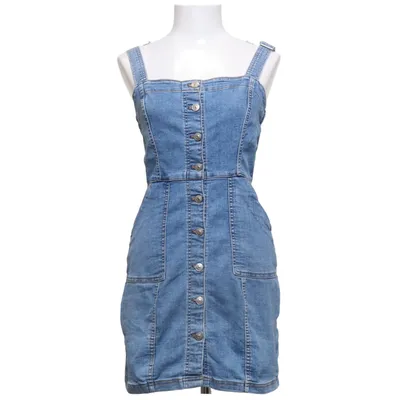 Tuinjurk (Blauw) van Divided by H&M Katoen, Elastaan, Polyester