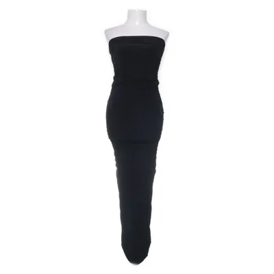 Maxikjole (Sort) fra Boohoo Elastan, Polyester