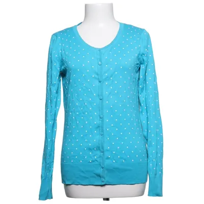 Strickjacke (Blau, Weiß) von The Basics C&A Baumwolle, Nylon