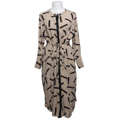 Shirt dress (Beige, Black) from VRS Woman Viscose