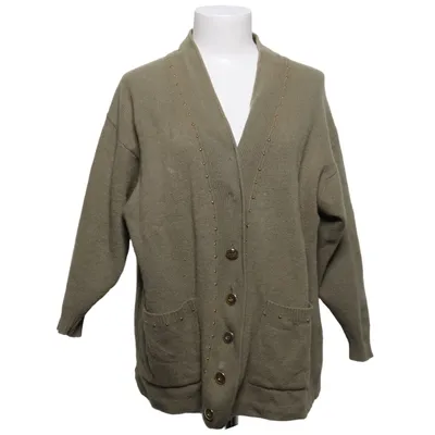 Cardigan (Beige) from Lutz Teutloff Polyamide, Wool