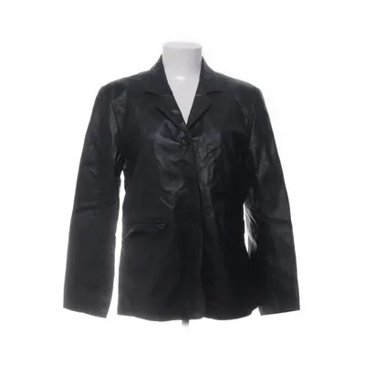 Leather blazer (Black) from Jofama