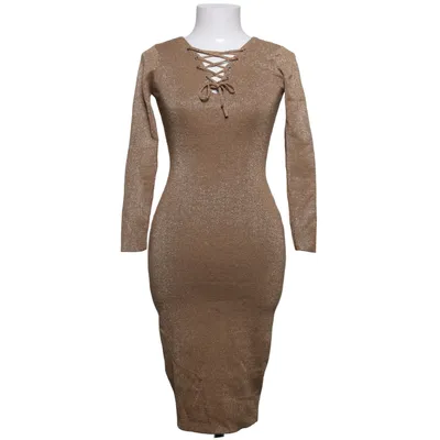 Dress (Beige) from Belcci Metallic fiber, Viscose
