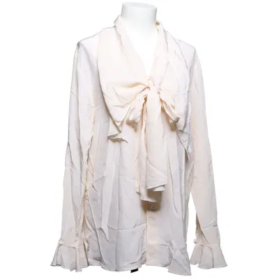 Blouse lavallière (Beige) de Otto Kern Soie