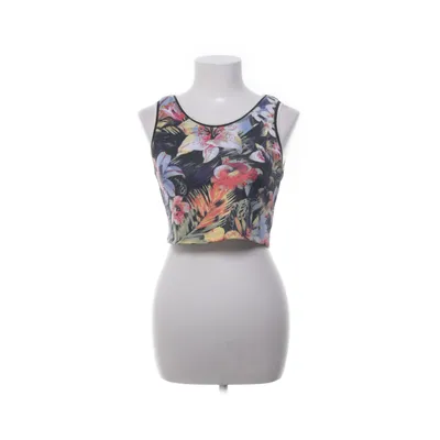 Crop top (Svart, Flerfärgad) från Twintip Bomull, Polyester
