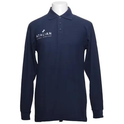 Rugby shirt (Blauw) van Alexandra Katoen, Gerecycled polyester