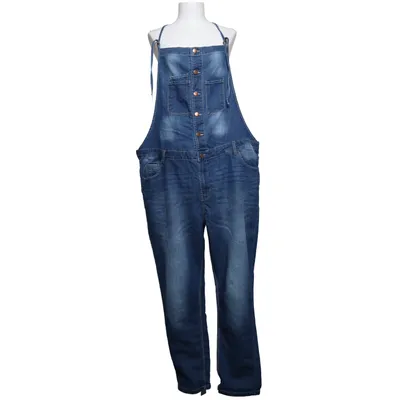 Dungarees (Blue) from Janina Denim Cotton, Elastane, Polyester