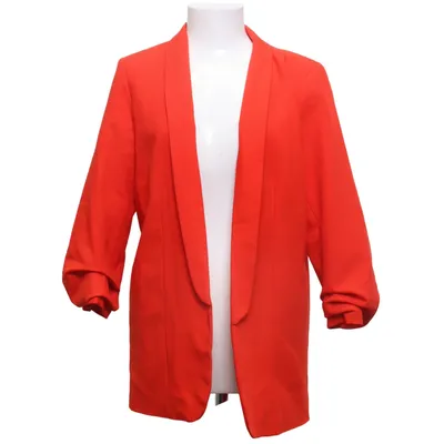 Blazer (Rouge) de Pieces Élasthane, Polyester, Viscose