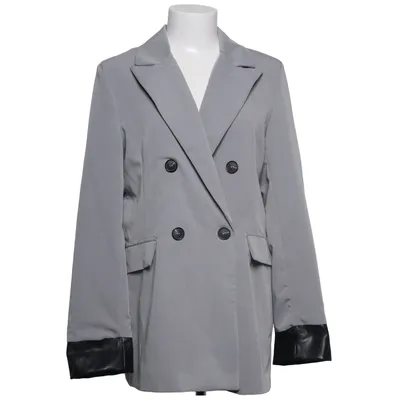 Blazer (Gray, Black) from Styled in Italy Elastane, Polyester