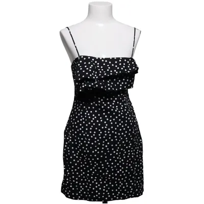 Dress (Black, White) from Zara Cotton