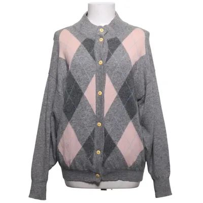 Cardigan (Grijs, Roze) van Gispa Wol
