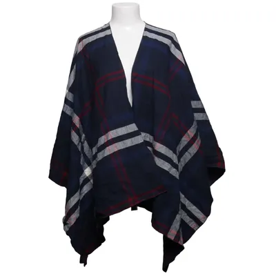 Poncho (Blauw, Rood, Wit) van J.Harvest&Frost Katoen