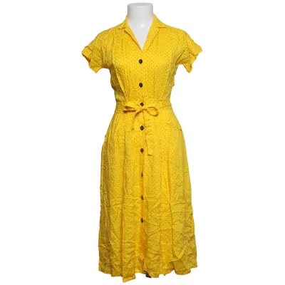 Robe chemise (Jaune) de Prêt à Porter Viscose
