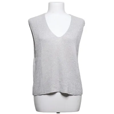 Pull sans manches (Argent) de Lecomte Coton, Polyester, Viscose