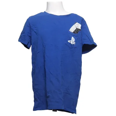 T-shirt (Blauw) van Playstation Katoen
