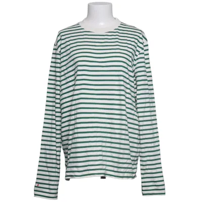 Long sleeve T-shirt (Green, White) from Popeia Organic cotton
