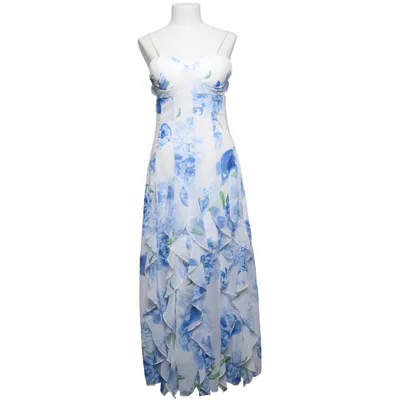 Jurk (Blauw, Wit) Polyester