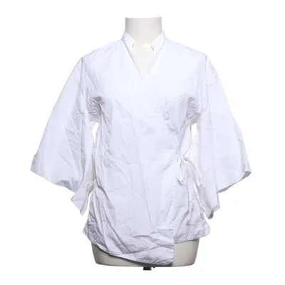 Wrap blouse (White) from Guglielminotti Cotton