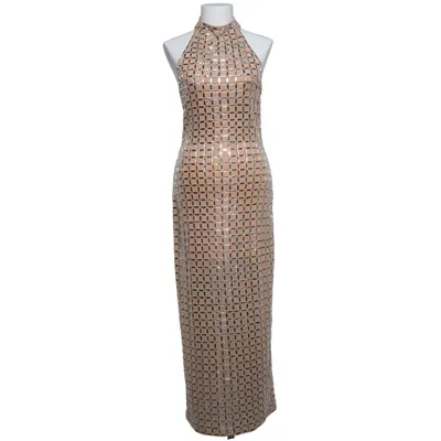 Aftonklänning (Beige, Silverfärgad) från Zara Polyester
