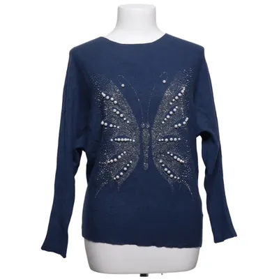 Sweater (Blue) from Zeva Cashmere, Polyamide, Viscose
