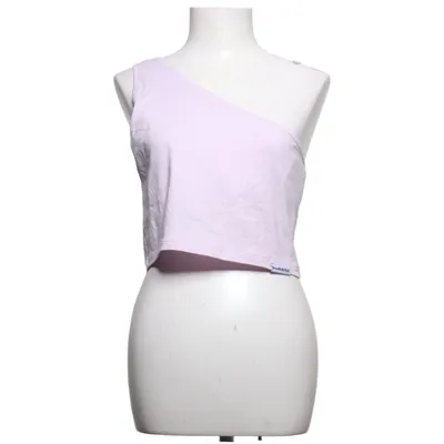 Crop top (Pink, Lilla) fra Swedish Fall Elastan, Økologisk bomuld