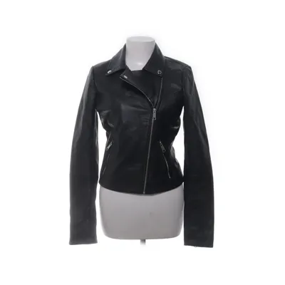 Leren jack (Zwart) van Noisy May Leer, Polyester