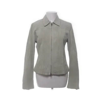 Leather jacket (Green) from Hennes Leather, Polyester