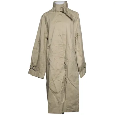 Trenchcoat (High Neck Oversized Long Trenchcoat) från NA-KD Bomull, Polyester
