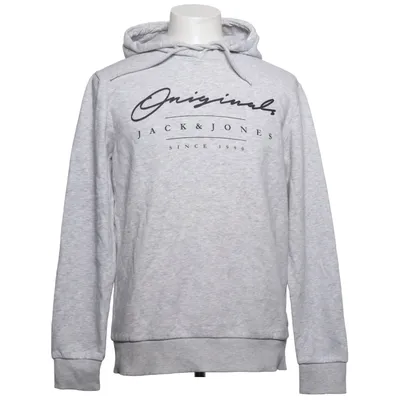 Huvtröja (Grå) från Originals by Jack & Jones Bomull, Polyester, Viskos