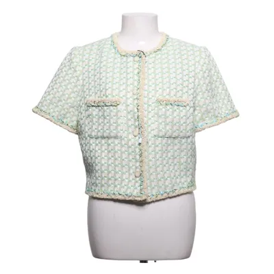 Blazer (Grøn, Hvid, Guld) fra Mango Bomuld, Polyester