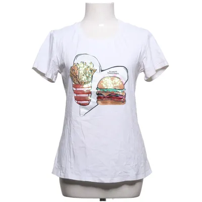T-shirt (Wit) van BWGH Katoen, Elastaan