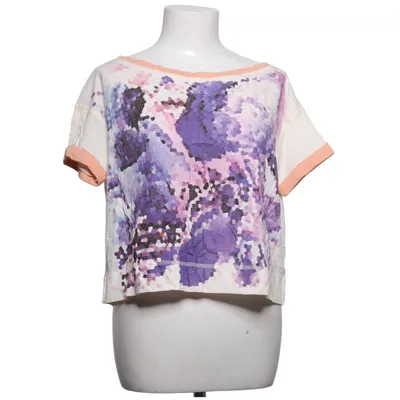 T-shirt (Vit, Lila, Flerfärgad) från Sisley Bomull