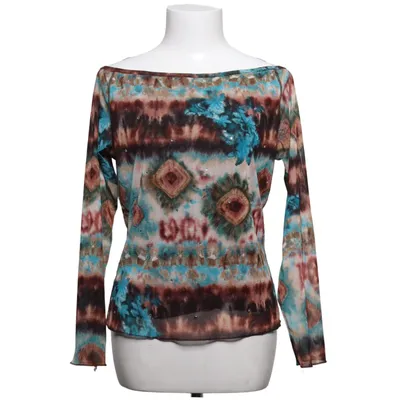 Top (Blue, Brown, Multicolored) from Vera Finzzi Elastane, Polyamide