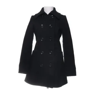 Coat (Black) from H&M Polyamide, Polyester, Wool