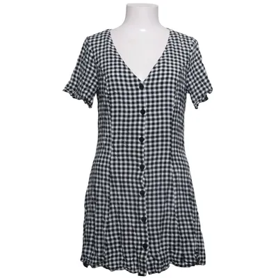 Skjortekjole (Sort, Hvid) fra Divided by H&M Viscose
