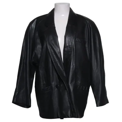 Veste en cuir (Noir) de Charles Vögele Cuir