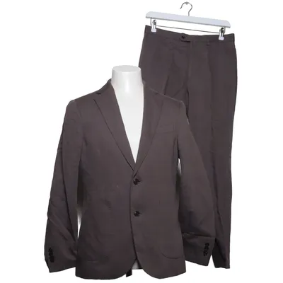 Jakkesæt (Brun) fra These Glory Days Bomuld, Linned, Polyester