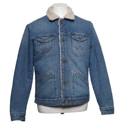 Lined denim jacket (Blue) from Wrangler Cotton, Polyester
