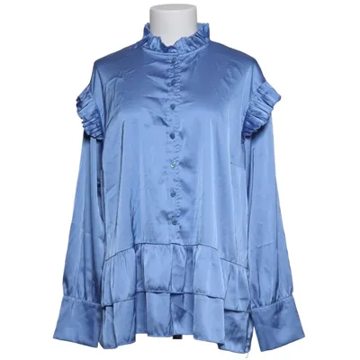 Blouse (Blue) from Luxzuz Elastane