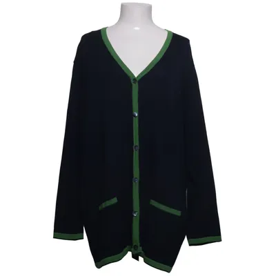 Cardigan (Bleu, Vert) de Selection by Ulla Popken Laine de mouton