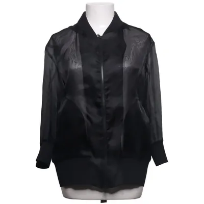 Bomber jacket (Black) from Herno Elastane, Polyamide, Silk
