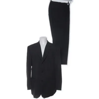 Kostym (Svart, Vit) från Batistini Ull, Elastan, Viskos