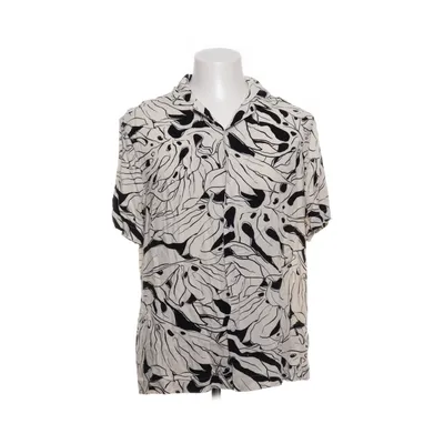 Short sleeve shirt (White, Black, Multicolored) from H&M Viscose