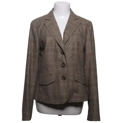 Kavaj (Brun, Vit) från Oui Set Acetat, Elastan, Polyamid, Polyester, Viskos